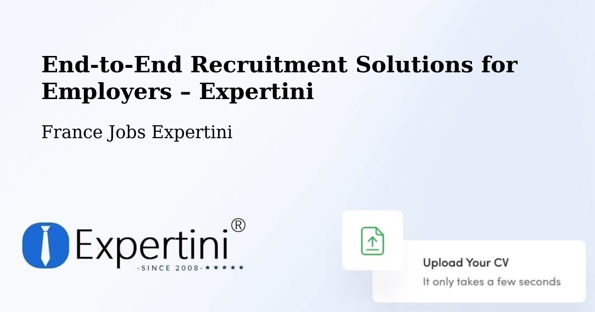 Recruitment Solutions for Employers – Mâcon - Mâcon, France Jobs Expertini