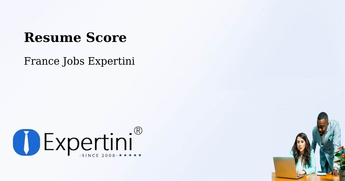 Resume Score & Job Description Match Tool – Mâcon - France Jobs Expertini